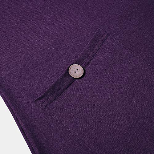 Image of Bulotus Womens Sweaters 2025 Winter Cowl Neck Long Asymmetrical Tunic Sweaters for Leggings Holiday Vacation Tops