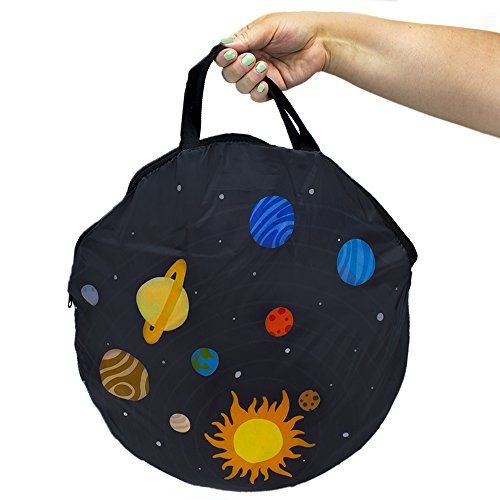 Imagination Generation Space Adventure Roarin' Rocket Play Tent With Milky Way Storage Bag - Indoor/Outdoor Children's Astronaut Spaceship Playhouse, Great For Ball Pit Balls And Pretend Play #TOP3