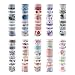 Produktbild Pveath 100 Rollen Klebeband Washi Tape Schreibwaren Aufkleber Dekorative DIY Scrapbooking Planer Aufkleber (Style-3)