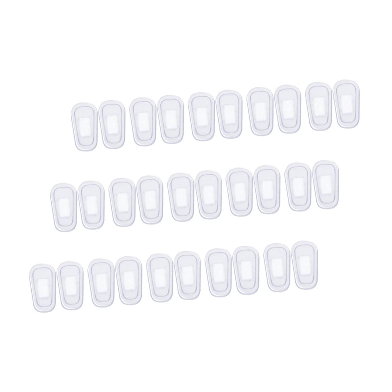 Healvian 5 Set Di Naselli Per Occhiali Accessori Cuscinetti in Silicone Morbido Per Occhiali Naselli Per Un Uso Confortevole 15 Paia * 5