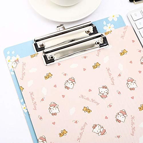 Schowek na materiały biurowe Drewniany schowek A4 A5 Śliczny kwiatek Kot Podkładka do pisania Clip Board Zalesiony folder Biurowe artykuły szkolne Przedmiot Uchwyt na papier Zestaw dla dziewczynek Tr