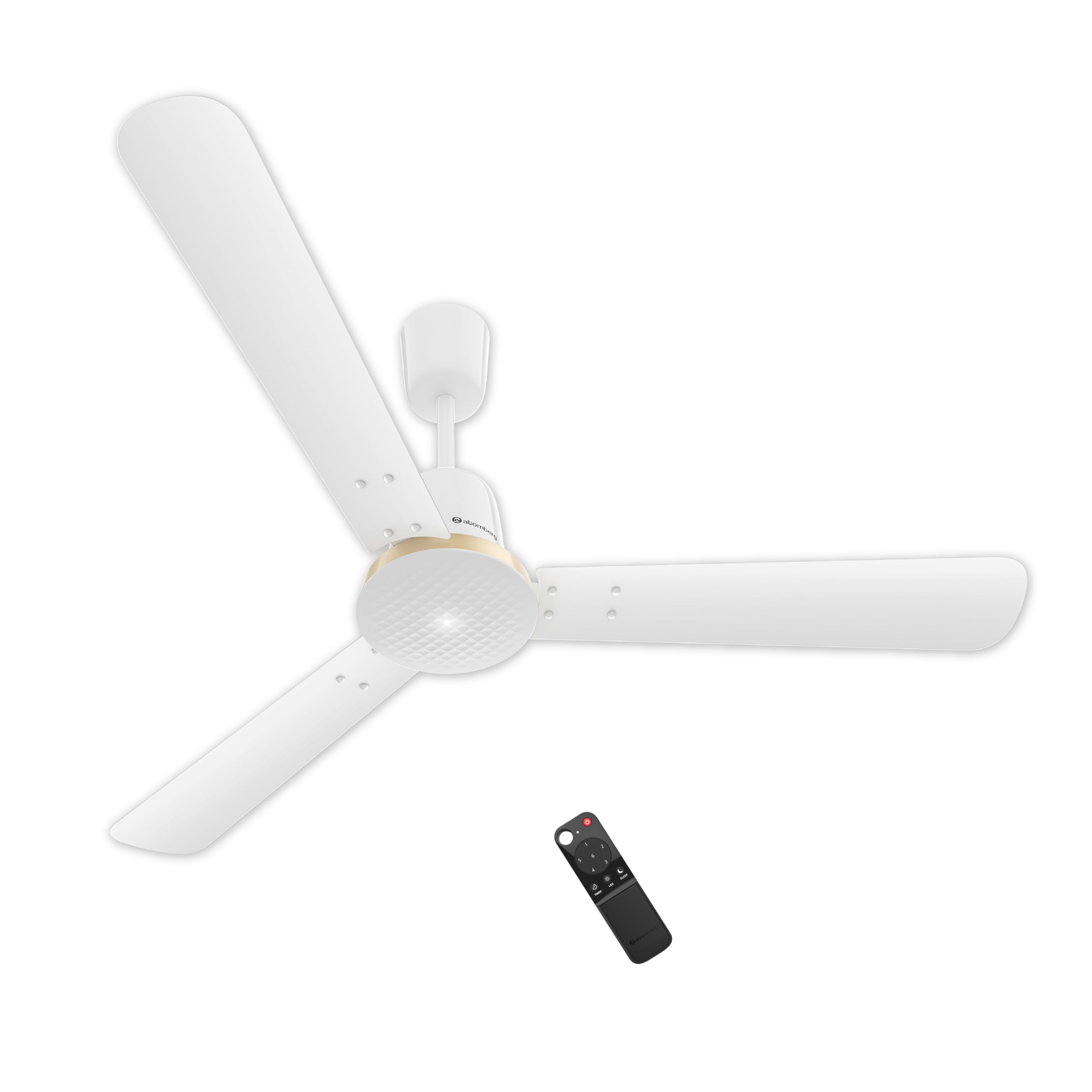 atomberg Ikano Stylique 1200mm BLDC Ceiling Fan | Newly Launched | Remote Operated | Ideal for living room | BEE 5 star | Advance Air+ Technology | Low noise operation | 3 Years Warranty (Gloss White)