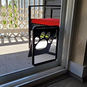 Massive Canine Door for Display screen Door, Simple Set up Lockable Pet Display screen Door for Sliding Door, Doggy Display screen Door