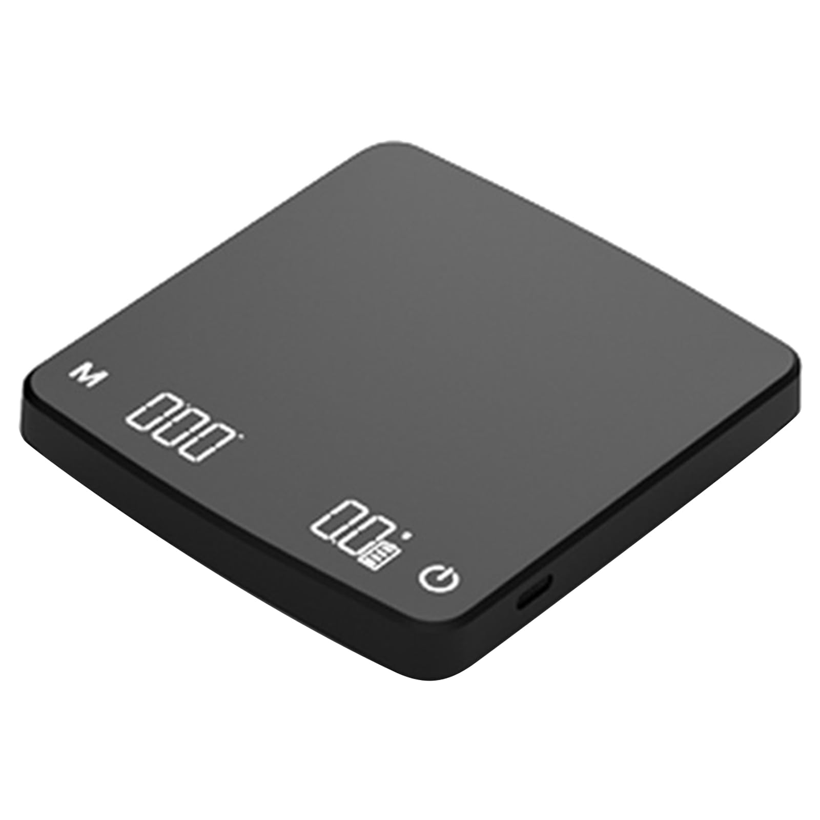 Balance à café avec minuterie pour Expresso Verser sur Le café 2/3 kg / 0, 1 g étanche Rechargeable avec minuterie Affichage LED Balance à Expresso Cuisine pour électronique Portable
