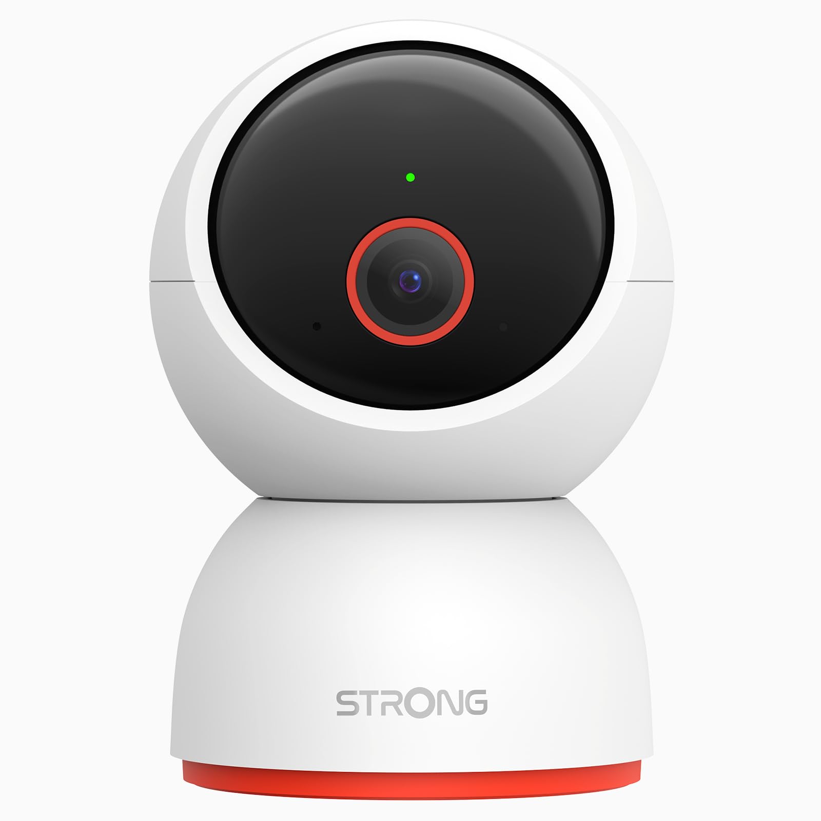 Strong Telecamera Interna 4K 8MP, Baby Cam 360° Pan/Tilt, Telecamera Cani Rilevamento Movimento, Auto Tracking, Visione Notturna, Audio Bidirezionale, Cloud & SD 512GB, WiFi 2.4G/5G, Controllo APP