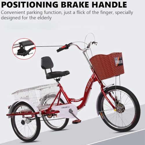 Triciclo para Adultos de 20 Pulgadas miniatura 3