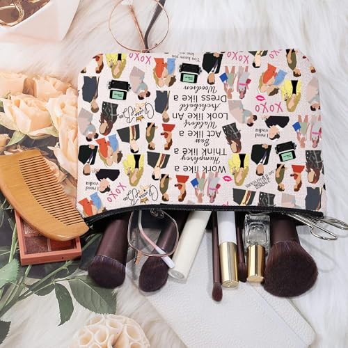 MYSOMY Gossip TV Show Inspired Gift Gossip Characters Cosmetic Bag Serena Blair Fans Gift Upper East Side Funny Girl TV Show Fans Gift (Gossip Bag) - Image 3