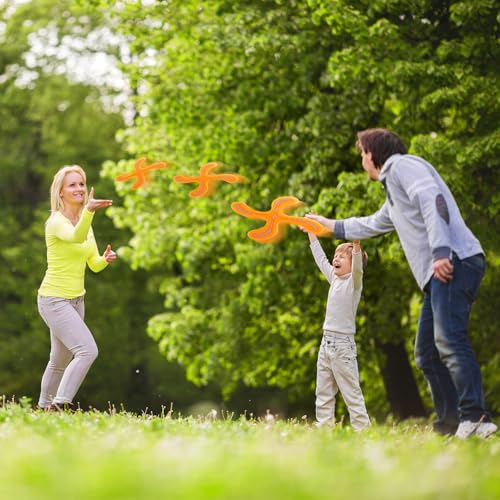 deAO 5 Stück Bumerang, Buntes Bumerang für Kinder, Wurfspiel für Kinder Boomerang, Rückkehr Boomerang-Sportspielzeug, Frisbee Ring für Anfänger und Junge Werfer