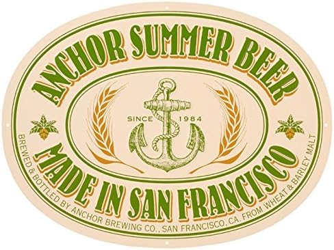 Anchor Summer Metal Sign (Tacker)
