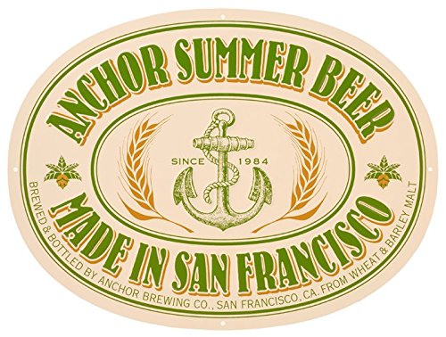 Anchor Summer Metal Sign (Tacker)