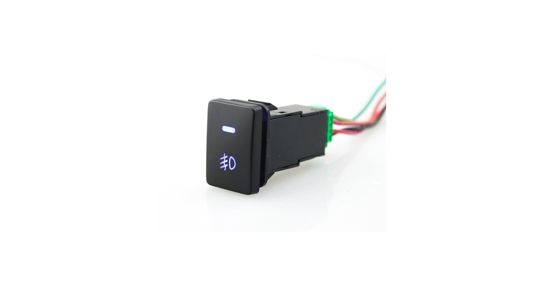 Amazon | 1 トヨタ用コネクタワイヤキット付きブルーLEDプッシュ