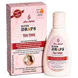 Nine Petal’s Super Drops Tea Time – Flüssiges Vitamin-B6-Supplement zur Reduzierung von Müdigkeit und Erschöpfung mit traditionellem Kräuterelixier aus Gewürzextrakten, 30 ml, vegan