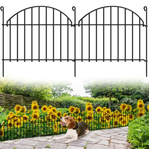 32 Panels Garden Fence, 45ft x 20in Animal Barrier...