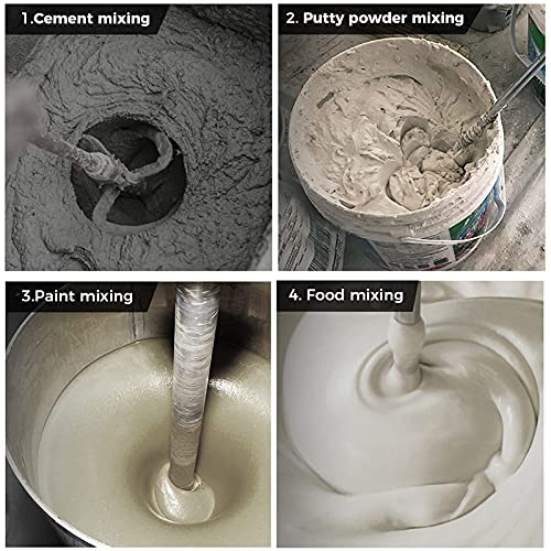 Anbull 2100W Handheld Electric Concrete Mixer, Portable Cement Mixer Mortar Plaster Paint Fodder Stirring Tool, Adjustable 6 Speed 110V #TOP5