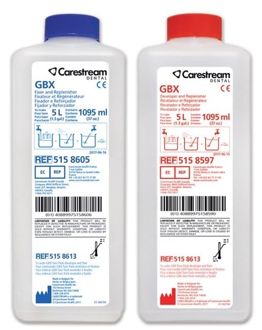 Twin-Pack Fixer and Developer 1 Lit. 2/Bottles Developer/Fixer