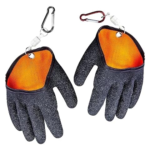 Kisbeibi Quick-Drying Fishing Gloves with Magnet Release Cover