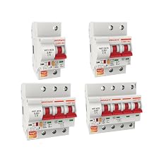 Tuya Smart Life 1 2 3 4 Phase Din Rail WiFi Circuit Breaker Switch,MCB Recloser,Overload Short Circuit Protection 1P 220V 20A
