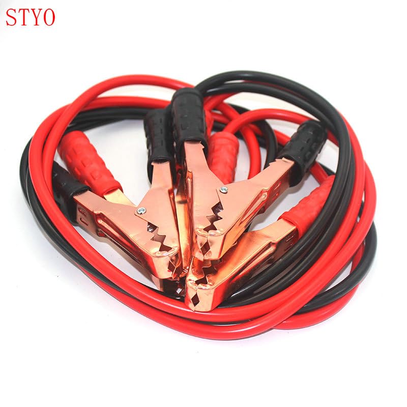 STYO 500AMP Booster Cable Car Battery Line Truck Off Road Auto Car Jumping Cables for Universal 2 Meters Battery Line Suits