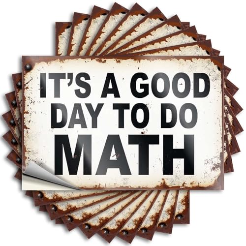 Autoaufkleber "It's A Good Day to Do Math", 10 Stück, Autoaufkleber für Fenster, Auto-Aufkleber (6 x 9 cm)