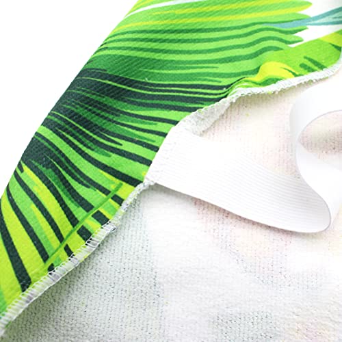 Subcluster Chaise Lounge Cover ,Beach Chair Towel ,Leopard Beach Towel For Pool Chairs And Lounges Kids Lawn Chair Quick Drying Towels Patio Lounge Chairs For Outside (Green Plant) #TOP6