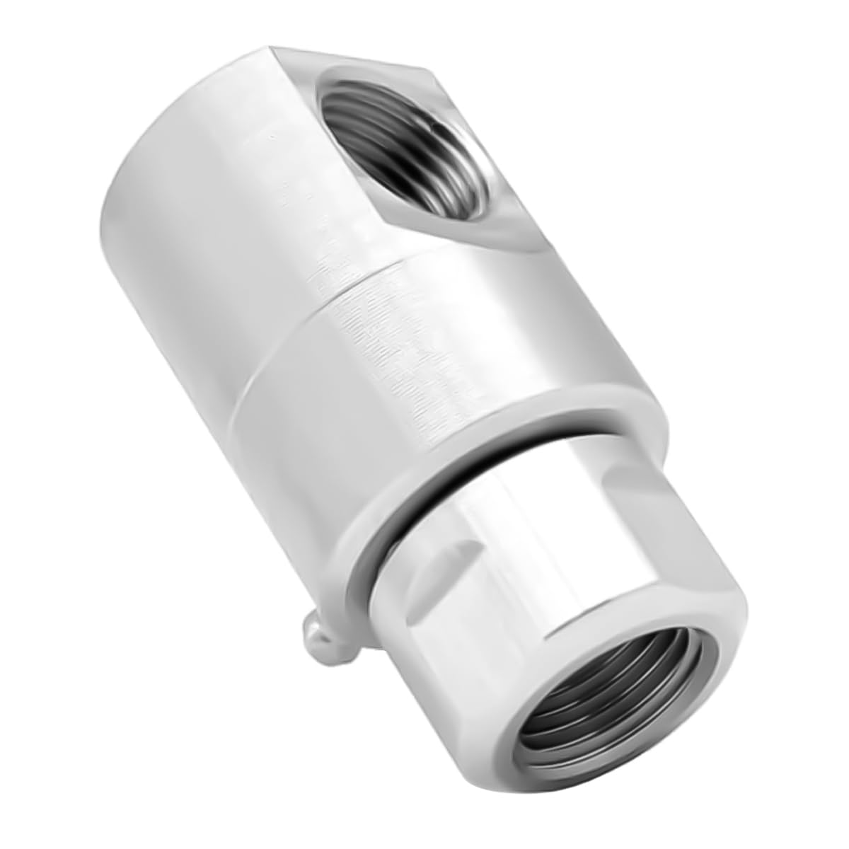 Avvolgitubo girevole da 1/2" in acciaio per impieghi gravosi 5024-Ni-AL FXF con raccordo per grasso, passanti rotanti industriali, filettatura femmina da 1/2" NPT, 5000 PSI
