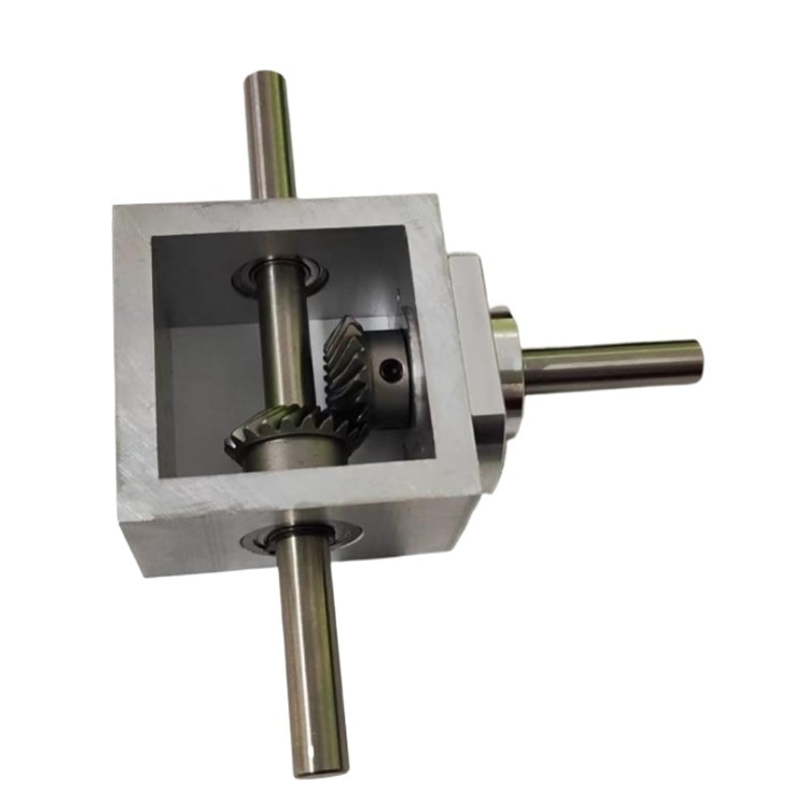 Angle Steering 90 Degree Simple Corner Device 1:1 Transmission Bevel Gear Reducer Reversing Gearbox 8mm Shaft Drive Commutator Driving Change