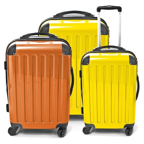 HAUPTSTADTKOFFER Multicolour Luggage Set, 75 cm Cover