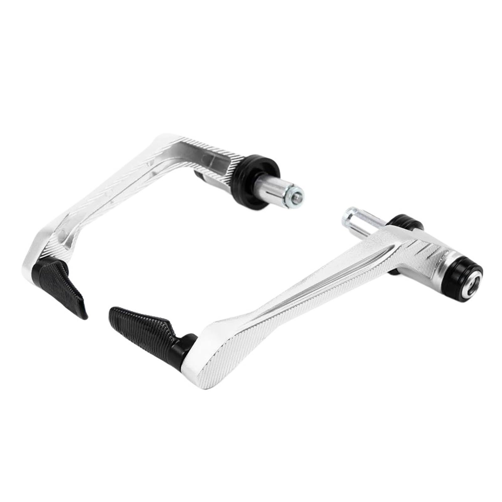 Protectores Manos Moto Protector Universal Palanca Embrague Freno Motocicleta 7/8" 22 Mm Protección Anticaídas Accesorios Modificación(Silver)