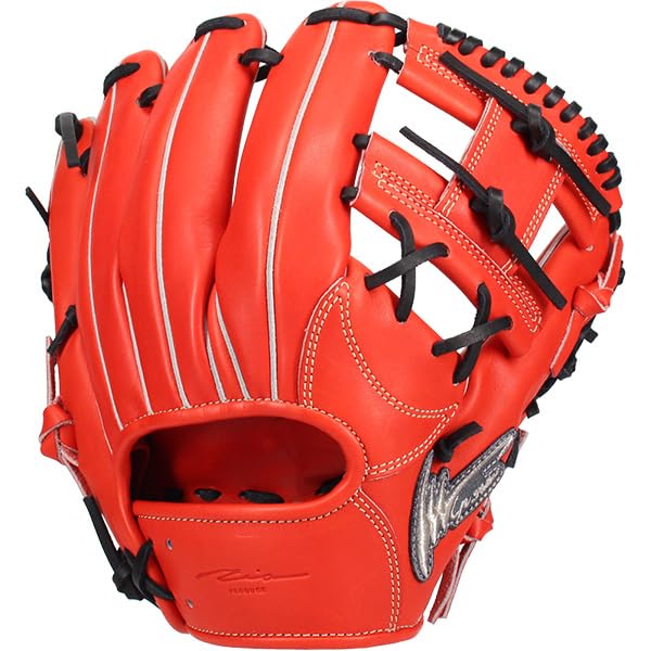 アイピーセレクト硬式グローブ 黒/赤 レザー アイピーセレクト 硬式グローブ 投手用 硬式グラブ 野球