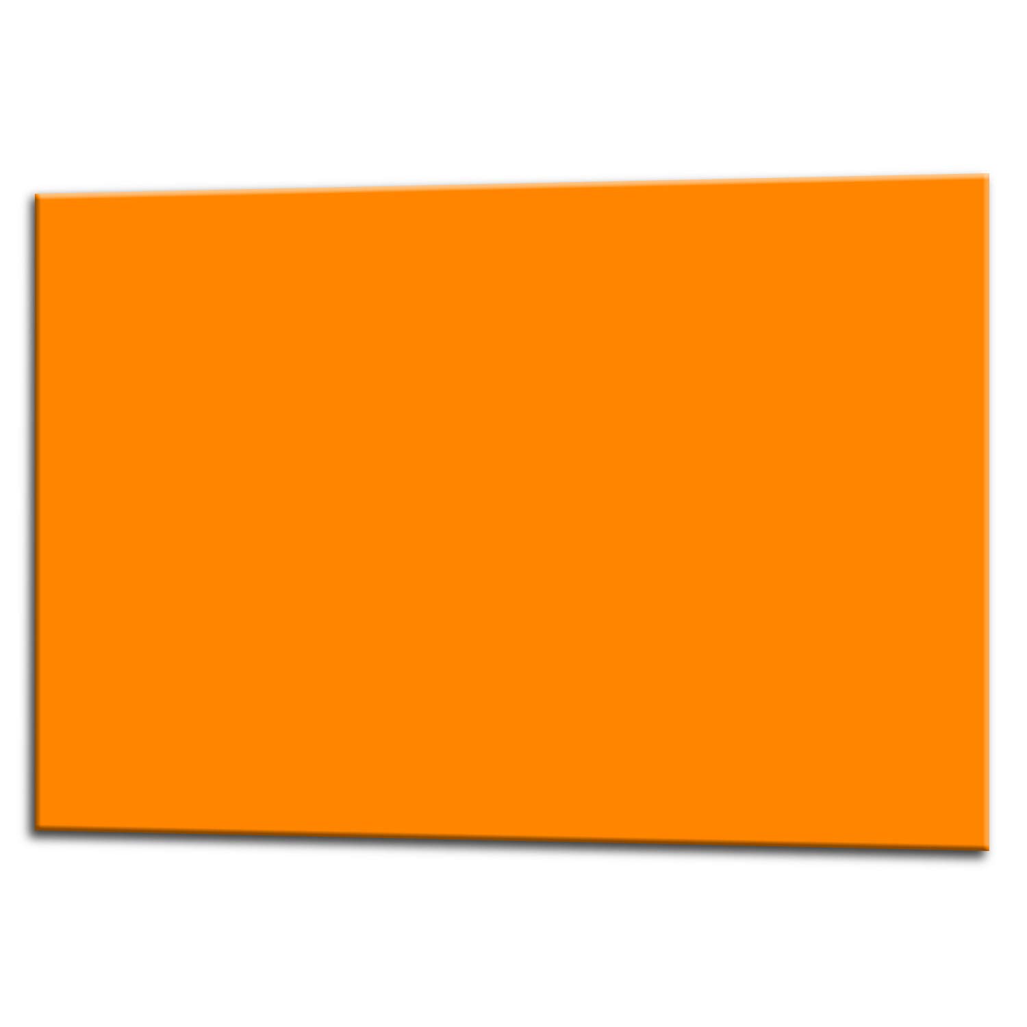 Splash Guard for Kitchen and Stove, Kitchen Glass Splashback, Splash Protection, 75 x 60 cm, Orange