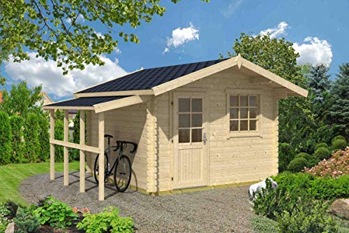 Preisvergleich Produktbild Schleppdach, Bohlenstärke: 28 mm, Größe (B x L): 90 x 280 cm, Nutzfläche: 2,30 m²