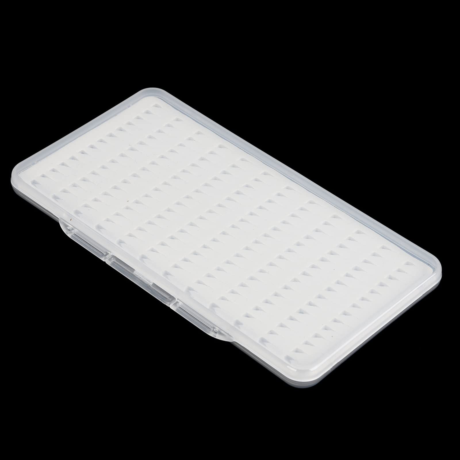 Transparent Large Capacity EVA Foam Fly Box Clear Lid Fishing Box Competition Fishing Hook Tackle Box
