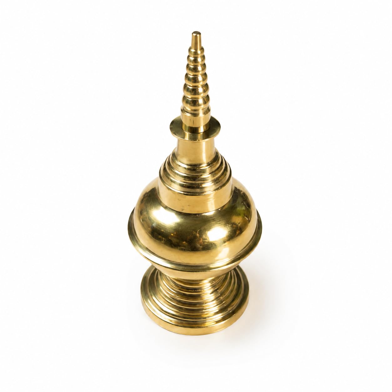 Pure Brass Gaachh Kouto with Lid | Traditional Bengali Pooja Container | Handmade Brass Ritual Storage Box for Sindoor, Supari & Religious Ceremonies-image-27
