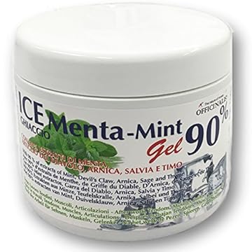 Officinalis Artiglio del Diavolo con Arnica Montana Salvia e Timo Gel 90% Estratto di Menta per Cavalli Ice Ghiaccio - 500ml
