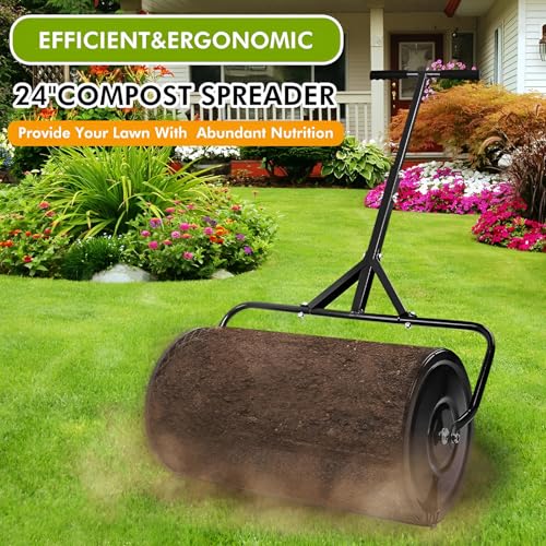 Esparcidor de Compost de 24 Pulgadas con Mango en T Ajustable miniatura 2