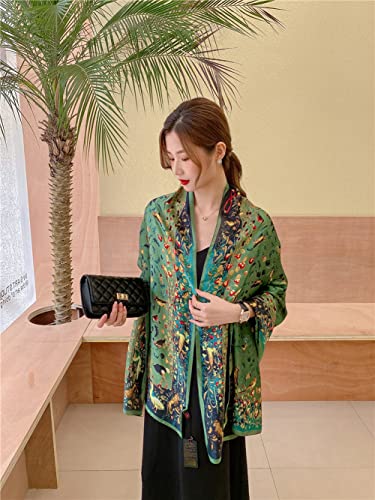 K-Elewon Silk Scarf Head scarf Fashion Scarves Long Lightweight Sunscreen Shawls for Women4