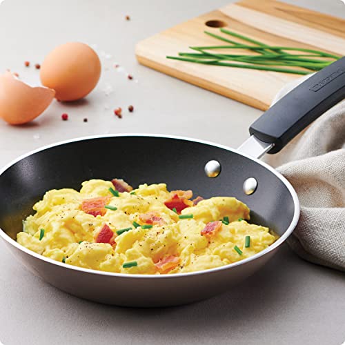 Image of Tramontina Sicilia 8-Inch Small Non Stick Frying Pan, Aluminum Skillet with Nonstick Coating (Hazelnut)