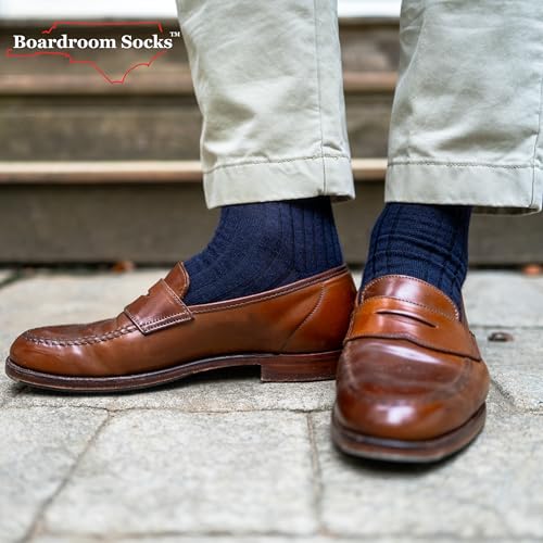 Big and Tall Socks, Merino Wool Over-the-Calf Socks, Ribbed4