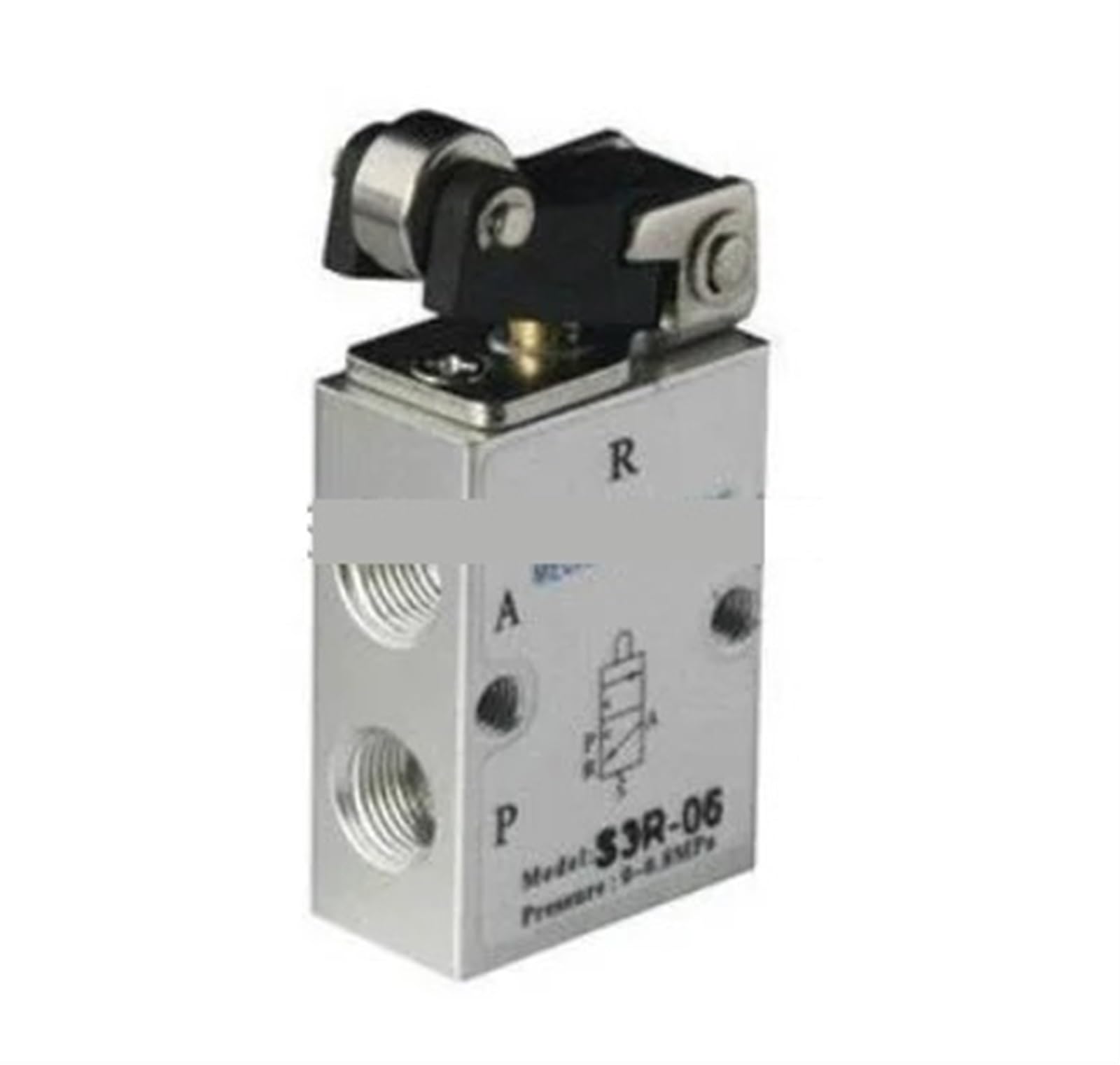 Válvula S3R-08 neumática de 3 puertos y 2 posiciones para automatizar maquinaria industrial