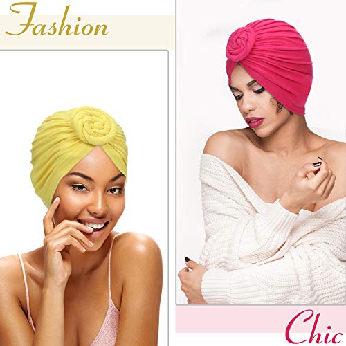 Image of SATINIOR 6 Pcs Turbans for Women
