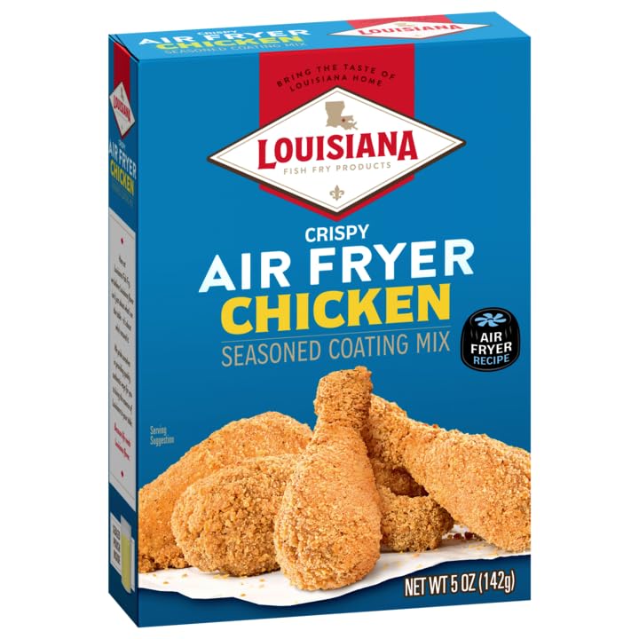 Miniatura 5 de Louisiana Fish Fry Air Fryer - Mezcla de revestimiento sazonado de pollo - 5 onzas