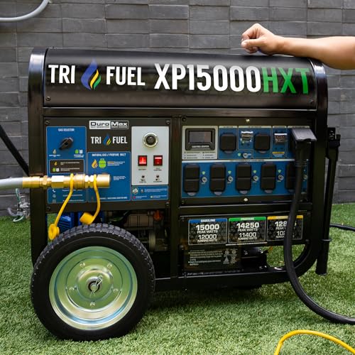 Duromax XP15000HXT 15,000 Watt Tri Fuel Portable Home Power Backup Hxt Generator W/Co Alert thumb #14