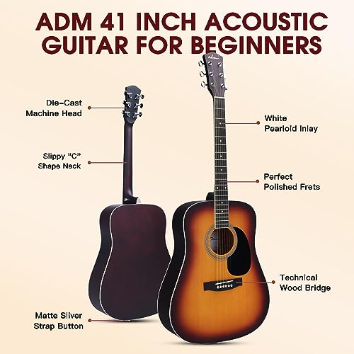 Adm ACOUSTIC-PARENT Dreadnought Acoustic Guitar Kit thumb #2