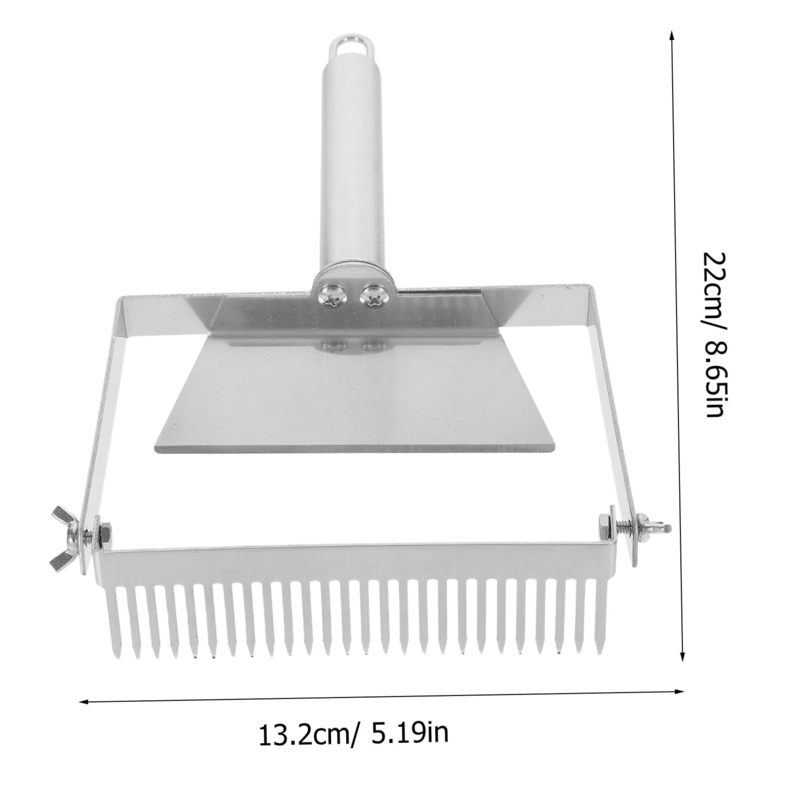 Syrisora Grattoir Apiculteur Couteau à Miel En Acier Inoxydable - Outil Polyvalent Pour Ruche, Cadres Et Propolis