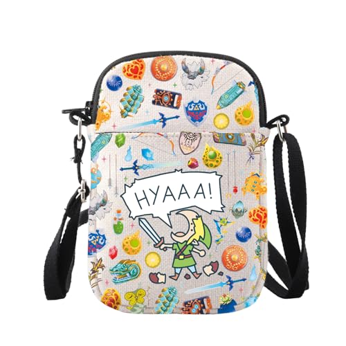 JXGZSO Bolsa cruzada inspirada en el juego, regalo para fanáticos de los videojuegos, bolsa de hombro, Bolsa de juego Z, small JXGZSO Bolsa cruzada inspirada en el juego, regalo para fanáticos de los videojuegos, bolsa de hombro, Bolsa de juego Z, small