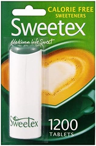 Sweetex Calorie Free Sweeteners 1200 per Pack - Pack of 2