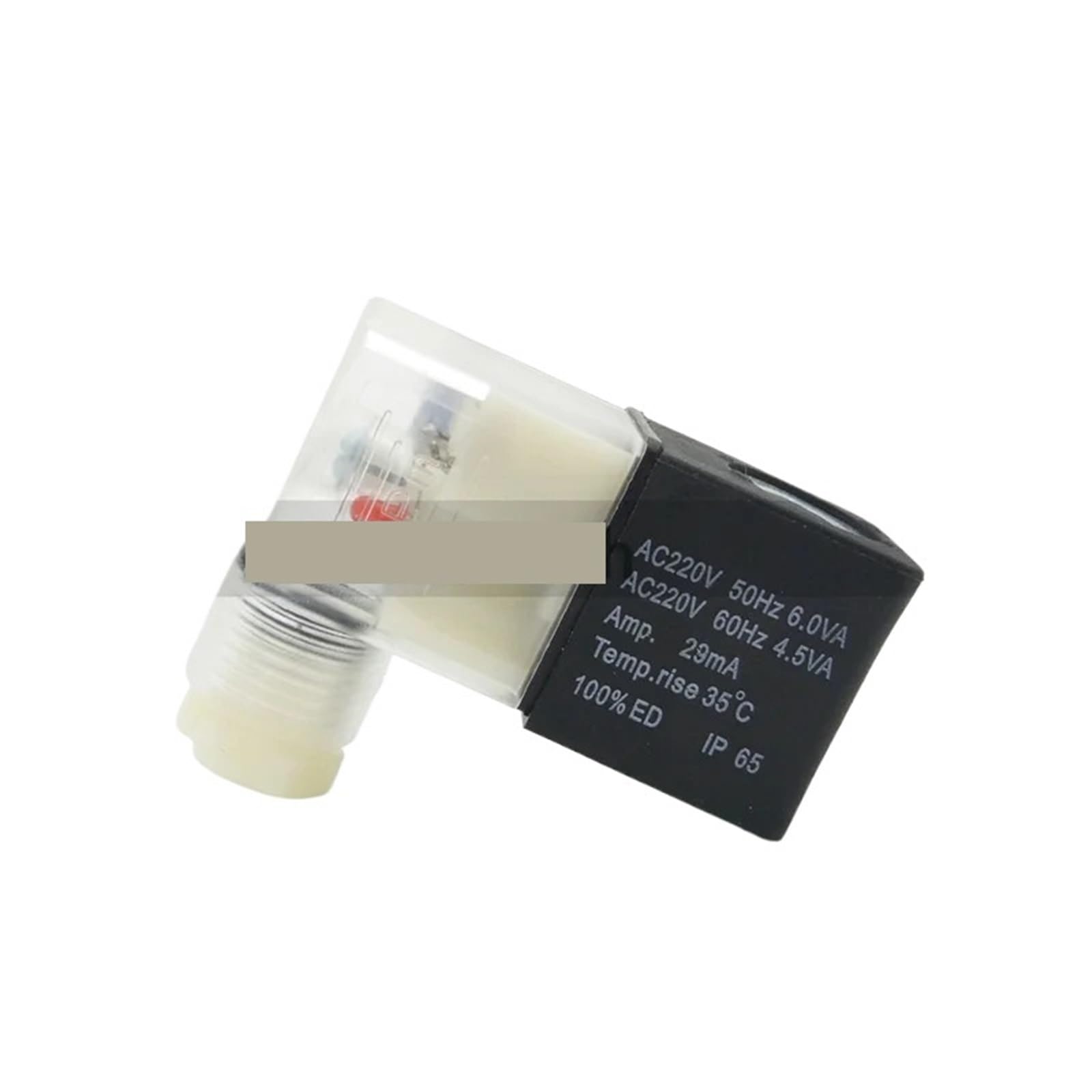 1pcs 4V210 AC 4-8 VA, 3-8W Solenoid Valve Coil AC220V DC24V DIN43650B for Pneumatic Solenoid Valve(4V210,DC24V)