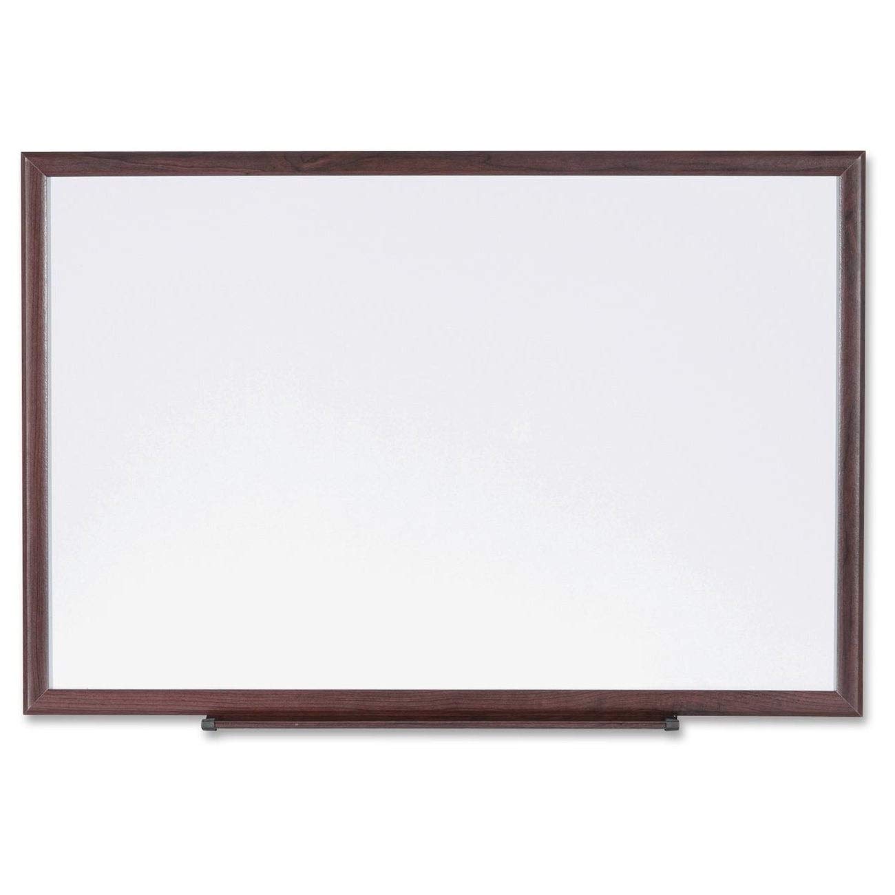Lorell Dry-Erase Board, Wood Frame, 6'x4', Brown/White (LLR84169)