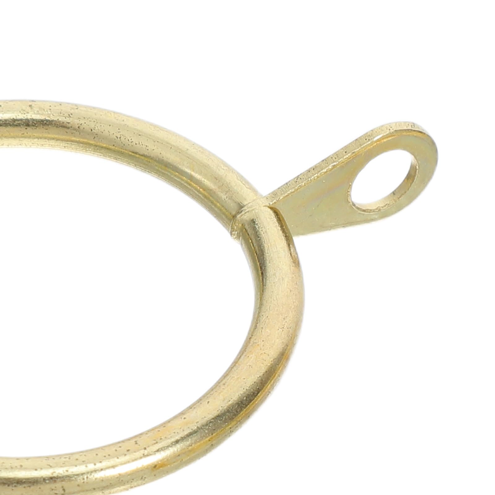 100 Juegos de Anillos de Cortina Metálicos con Ojales Dorados, Resistentes y Gruesos, Ideales para Baño y Ventana con Diseño Decorativo y Acabado Refinado