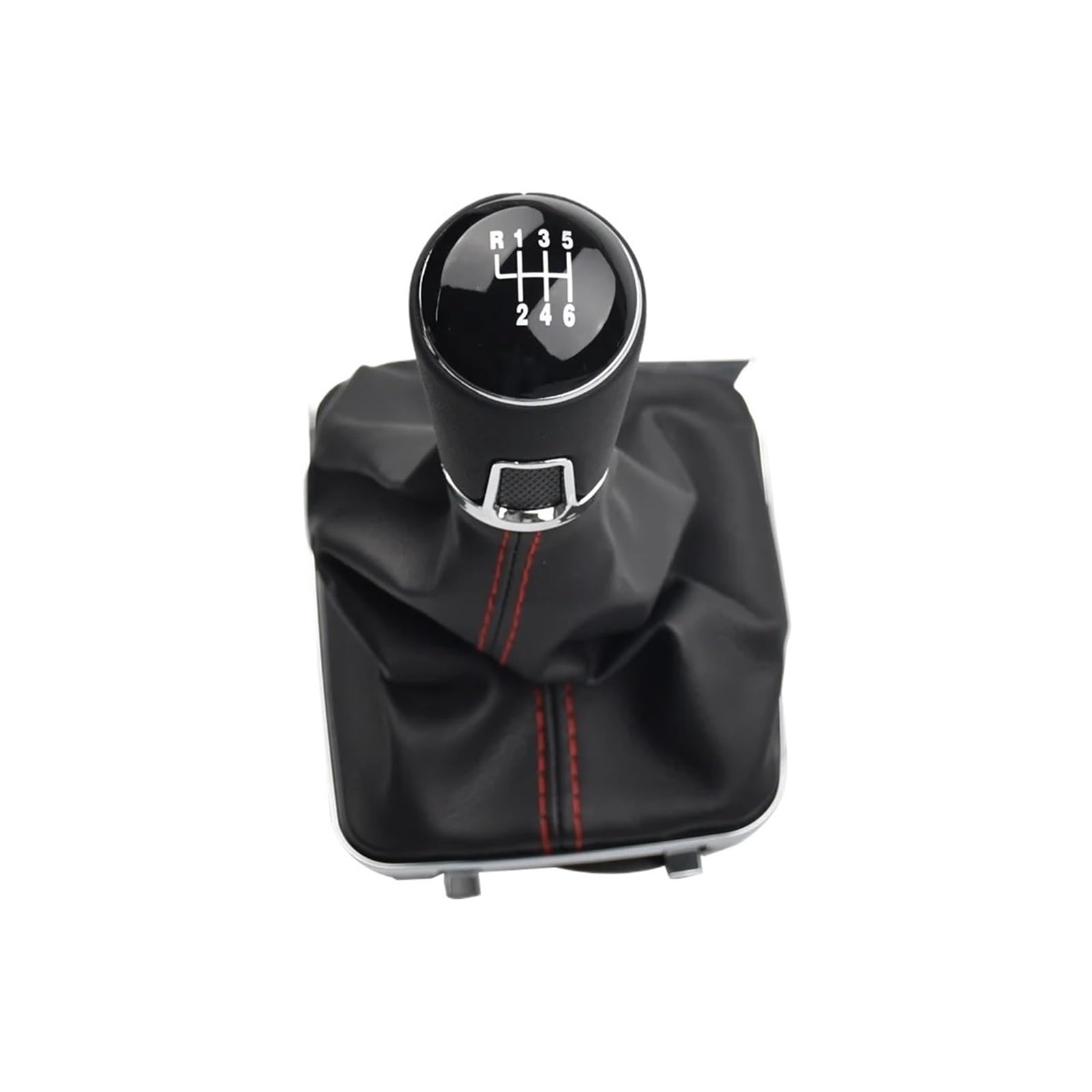 Srvsqtptvk 6 Speed Car Shift Knob For Vw For Golf 7 A7 Mk7 Gti Gtd 2013-2018 Lhd 12Mm 5/ Manual Gear Shift Knob Pu Gaiter Boot(6 Speed)